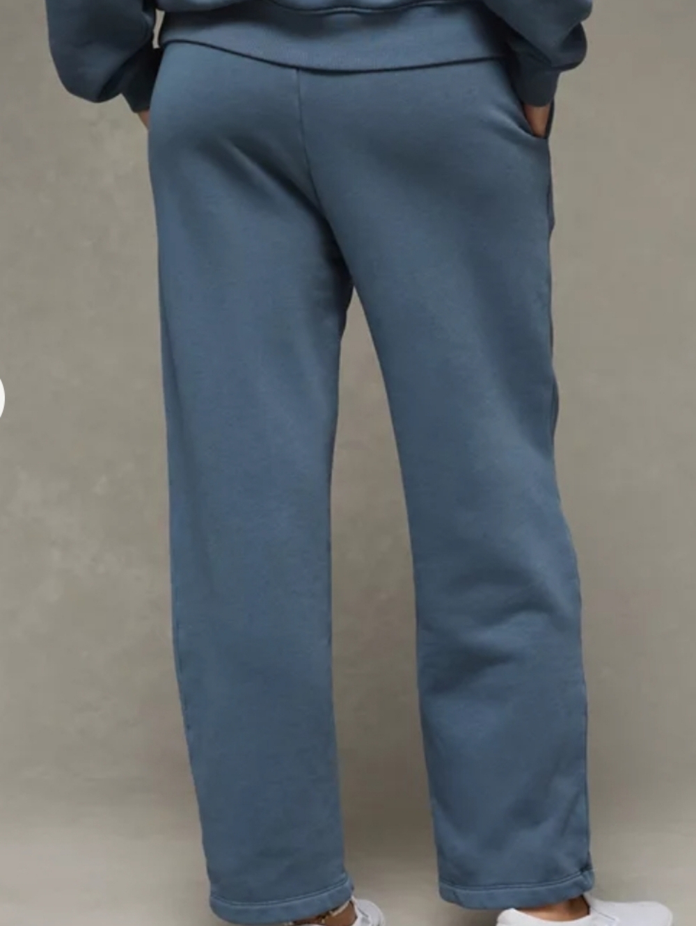 AE Everyday Luxe Barrel Sweatpant - Blue - Picture 3 of 7
